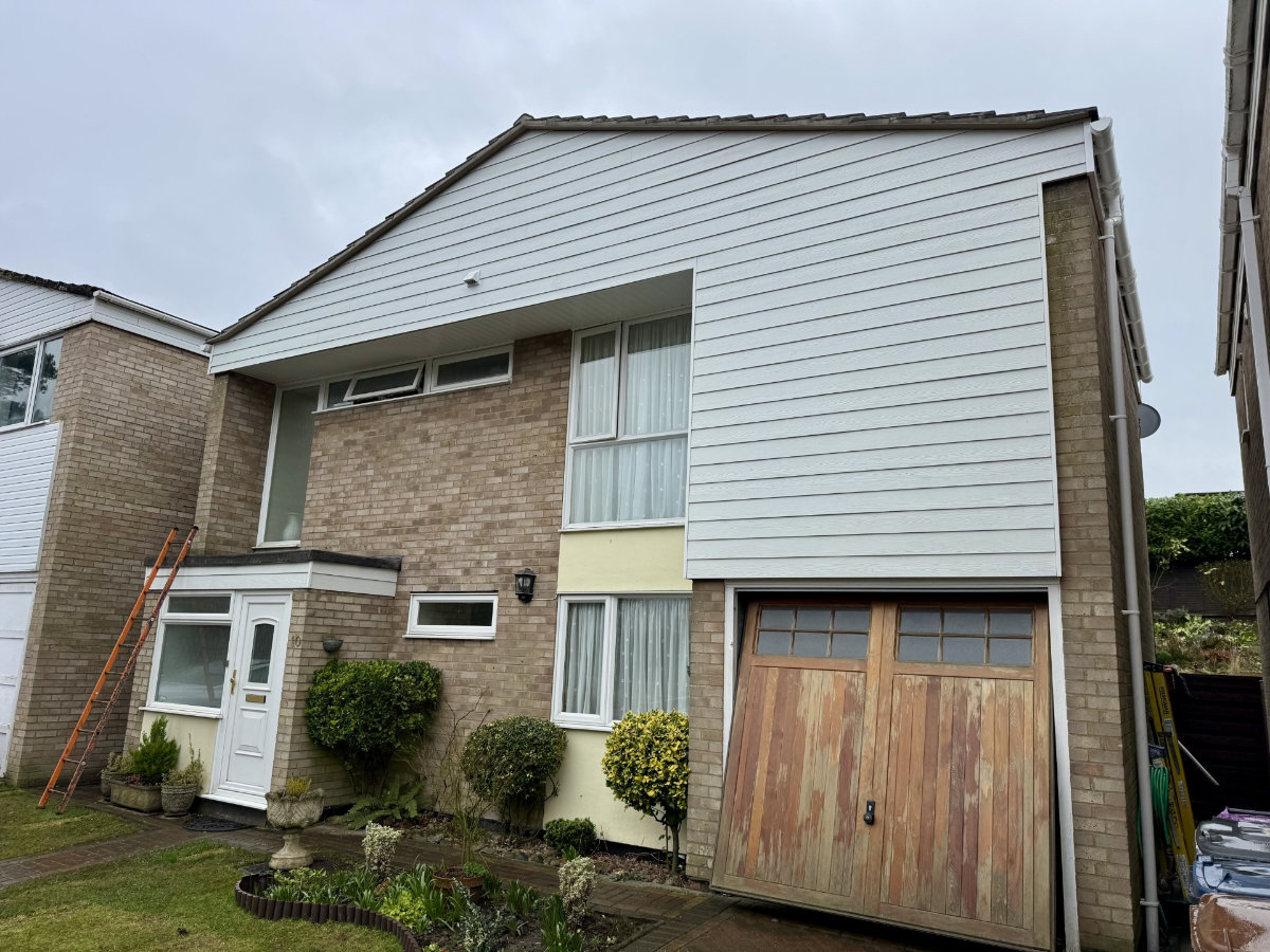 James Hardie cladding installed by CLS Roofing Specialists.