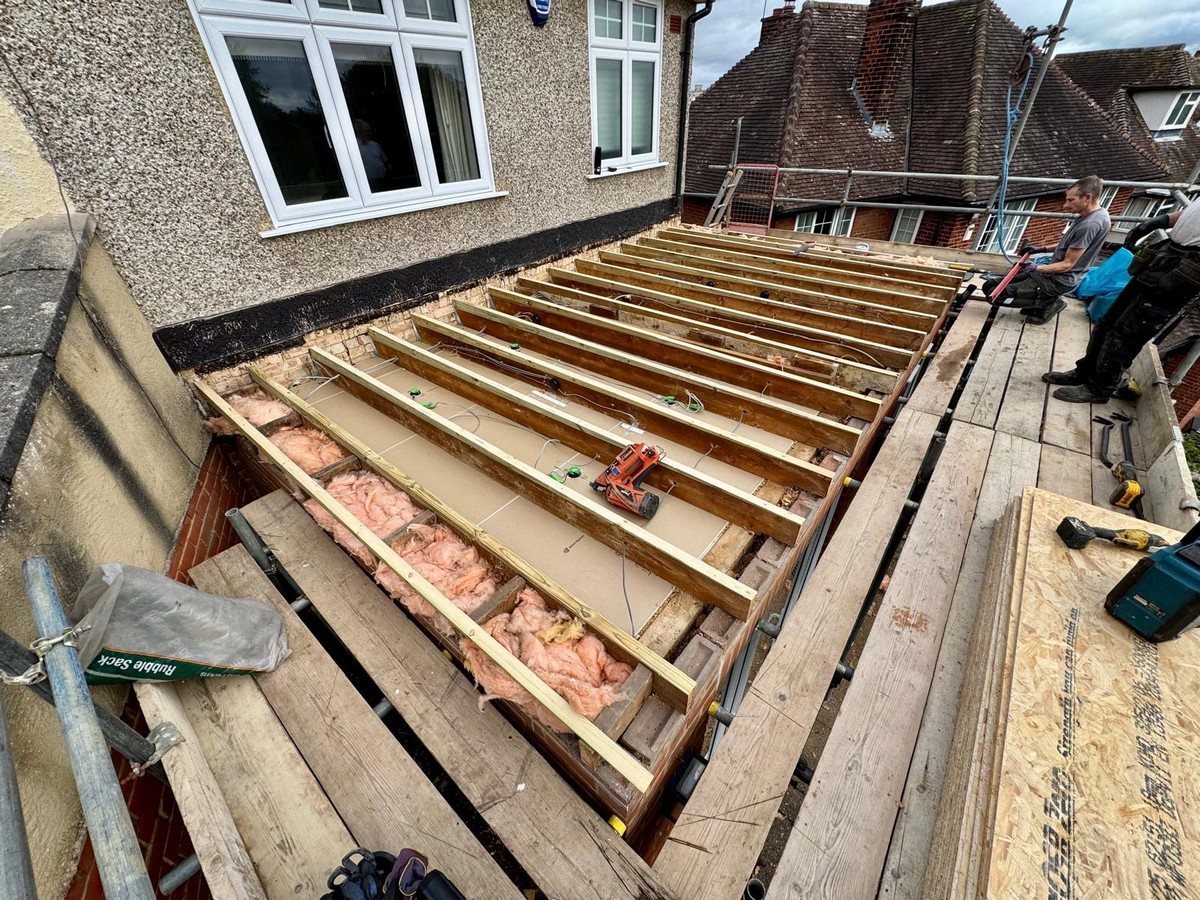 Example of high quality roofing and waterproofing work.